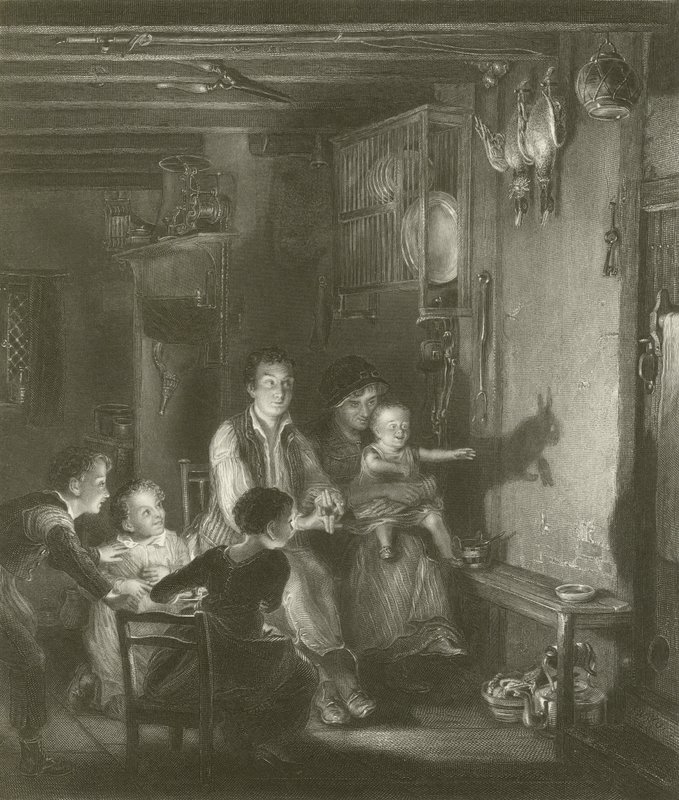 Králík na zdi od David Wilkie