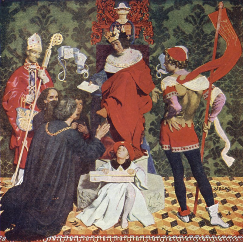 John Cabot a jeho synové obdrželi chartu od krále Jindřicha VII., aby se plavili hledat Nové země od Denis William Eden