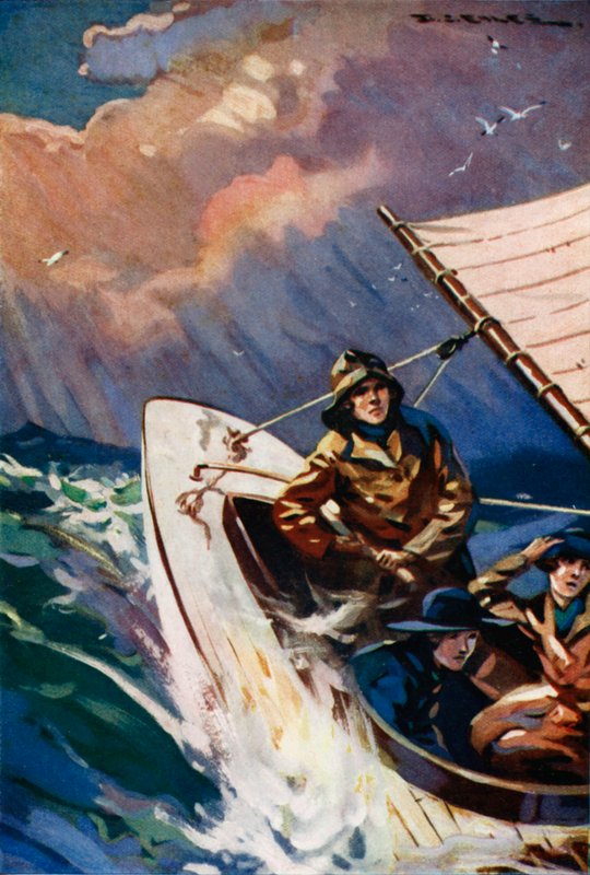 Zamířili k vlkovi (barevná litografie) od Derek Charles Eyles