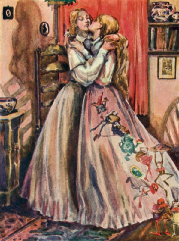 Ilustrace pro Goblin Market od Christiny Rossetti od Dion Clayton Calthrop