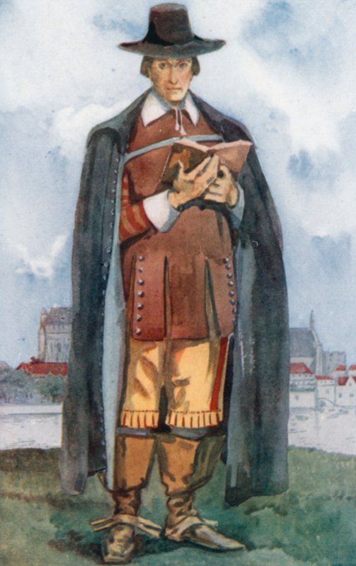 Cromwellian Man 1649-1660 od Dion Clayton Calthrop