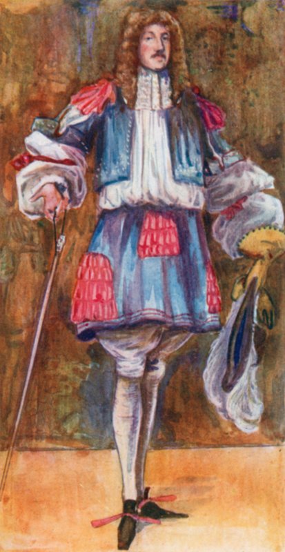 Muž doby Karla II. 1660-1685 od Dion Clayton Calthrop