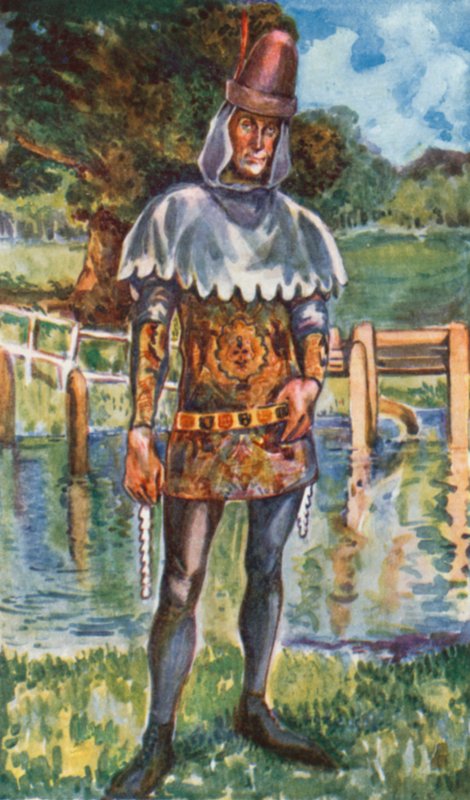 Muž doby Edwarda III. 1327-1377 od Dion Clayton Calthrop