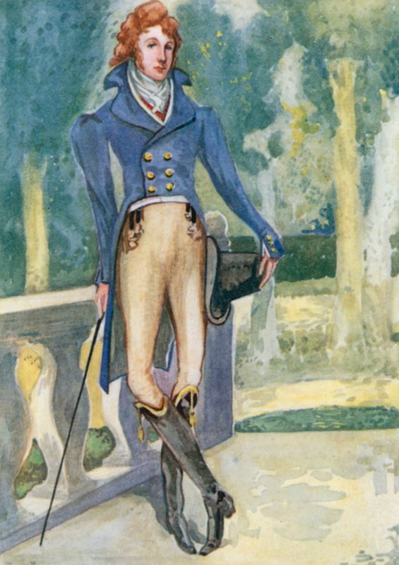 Muž doby Jiřího IV 1820-1830 od Dion Clayton Calthrop