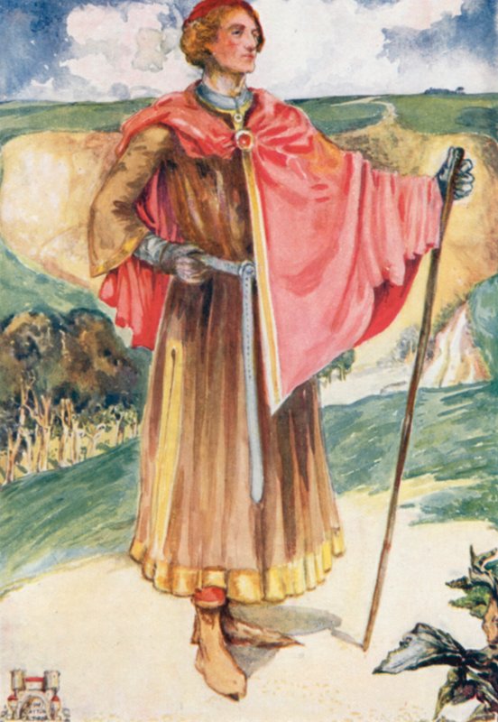 Muž doby Jindřicha II. 1154-1189 od Dion Clayton Calthrop
