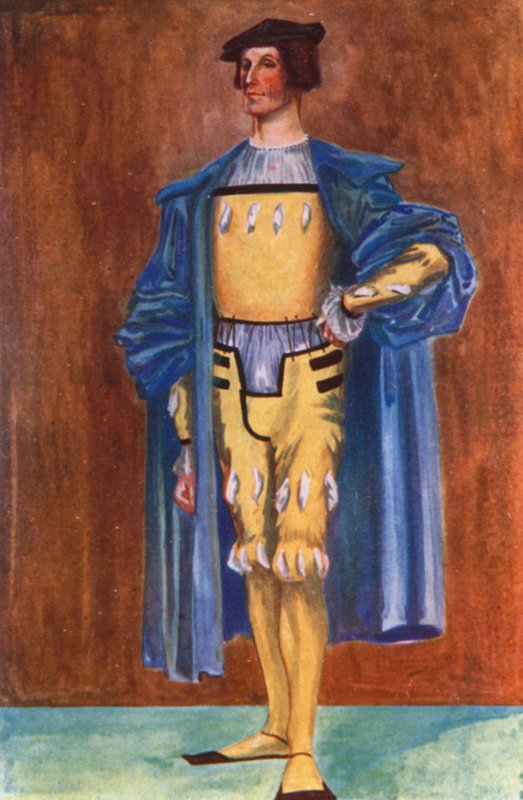 Muž doby Jindřicha VIII. 1509-1547 od Dion Clayton Calthrop