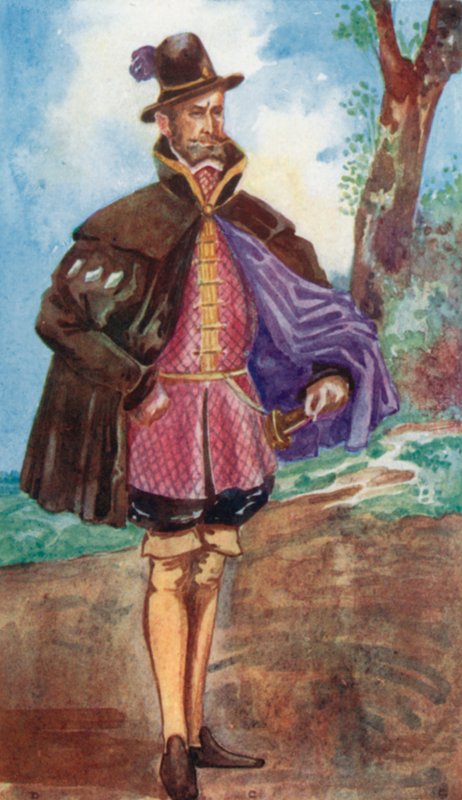 Muž doby Marie 1553-1558 od Dion Clayton Calthrop