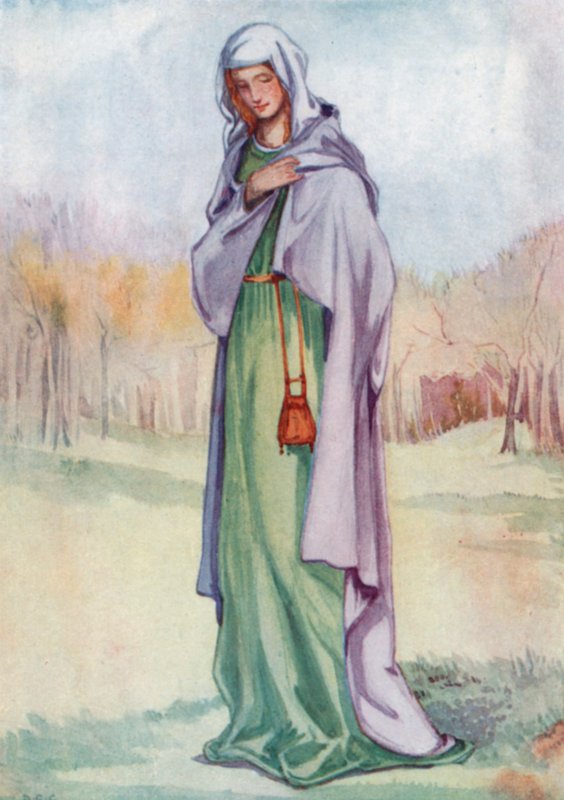 Žena doby Jindřicha III. 1216-1272 od Dion Clayton Calthrop