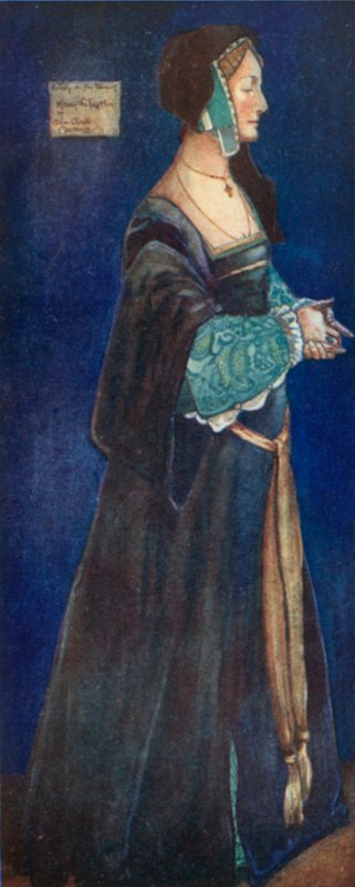 Žena doby Jindřicha VIII. 1509-1547 od Dion Clayton Calthrop