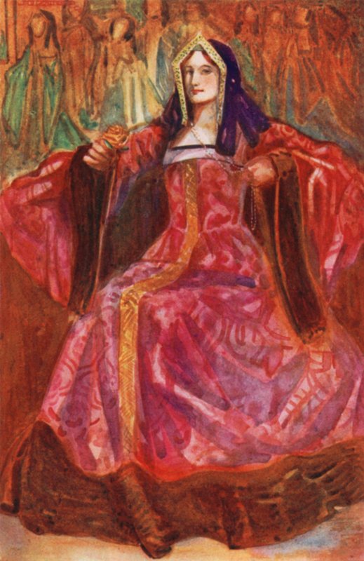 Žena doby Jindřicha VII. 1485-1509 od Dion Clayton Calthrop