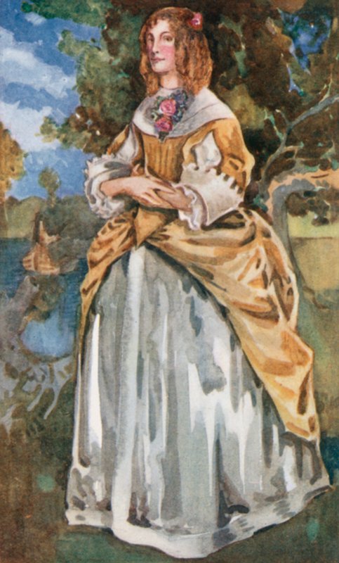 Žena doby Jakuba II. 1685-1689 od Dion Clayton Calthrop