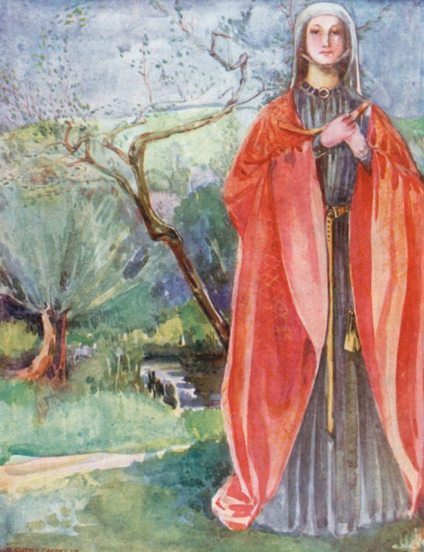 Žena doby Jana 1199-1272 od Dion Clayton Calthrop
