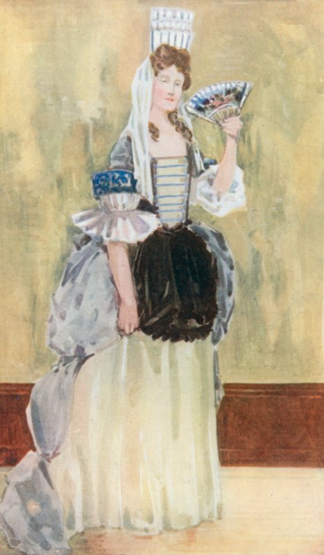 Žena z doby Williama a Marie 1689-1702 od Dion Clayton Calthrop