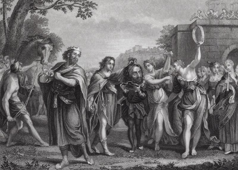 Davidův triumf od Domenichino (1581 1641) (after)