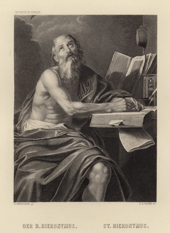 Svatý Jeroným od Domenichino