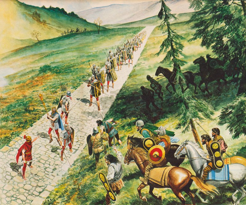 Římská cesta od Don Lawrence