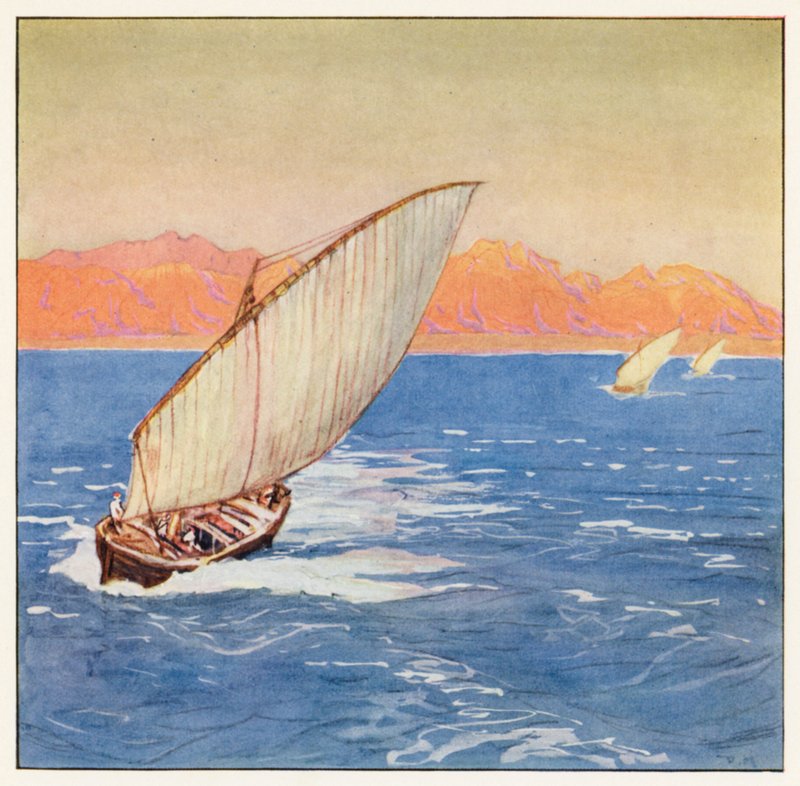 Rudyard Kipling: (barevná litografie) od Donald (after) Maxwell