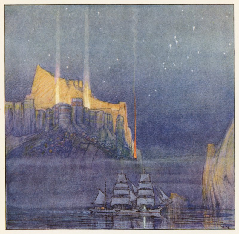 Rudyard Kipling: (barevná litografie) od Donald (after) Maxwell