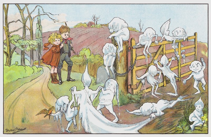 Dav sněhových vloček od Dorothy Furniss