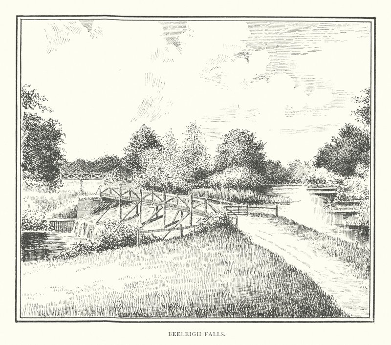 Beeleigh Falls (litografie) od Duncan Moul