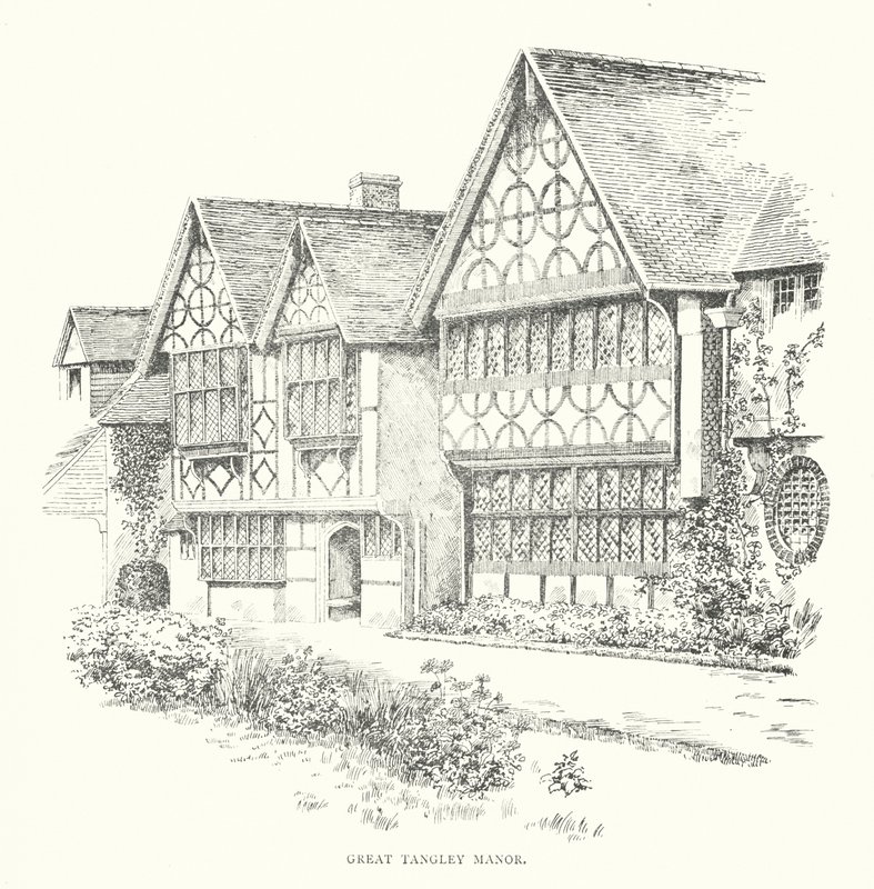 Great Tangley Manor (litografie) od Duncan Moul