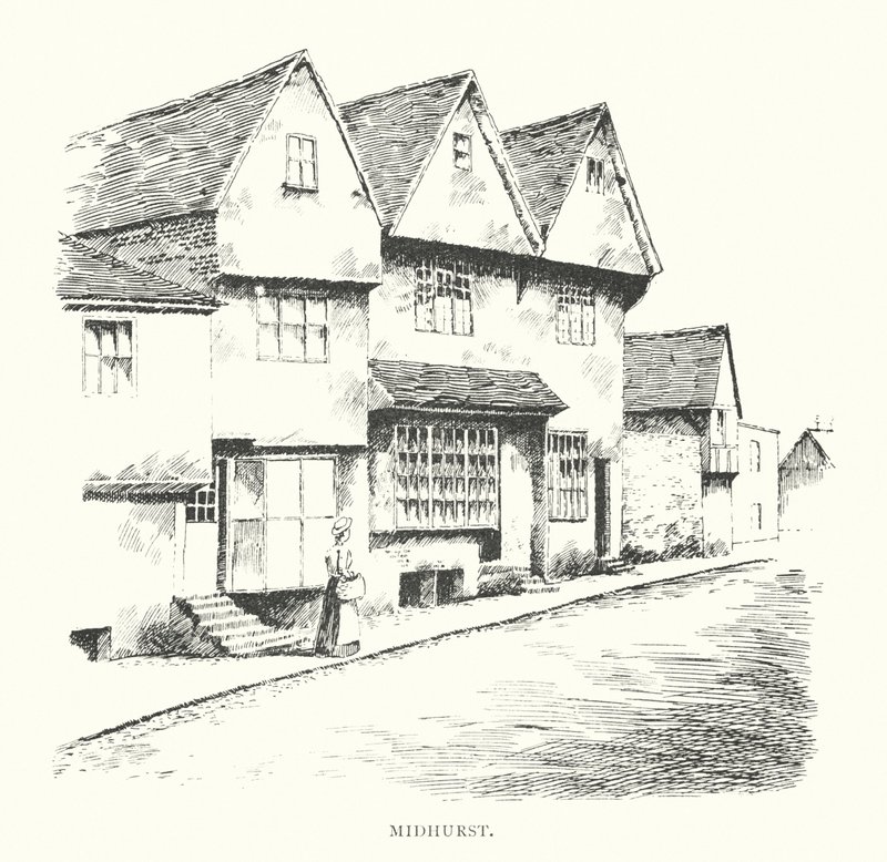 Midhurst (litografie) od Duncan Moul