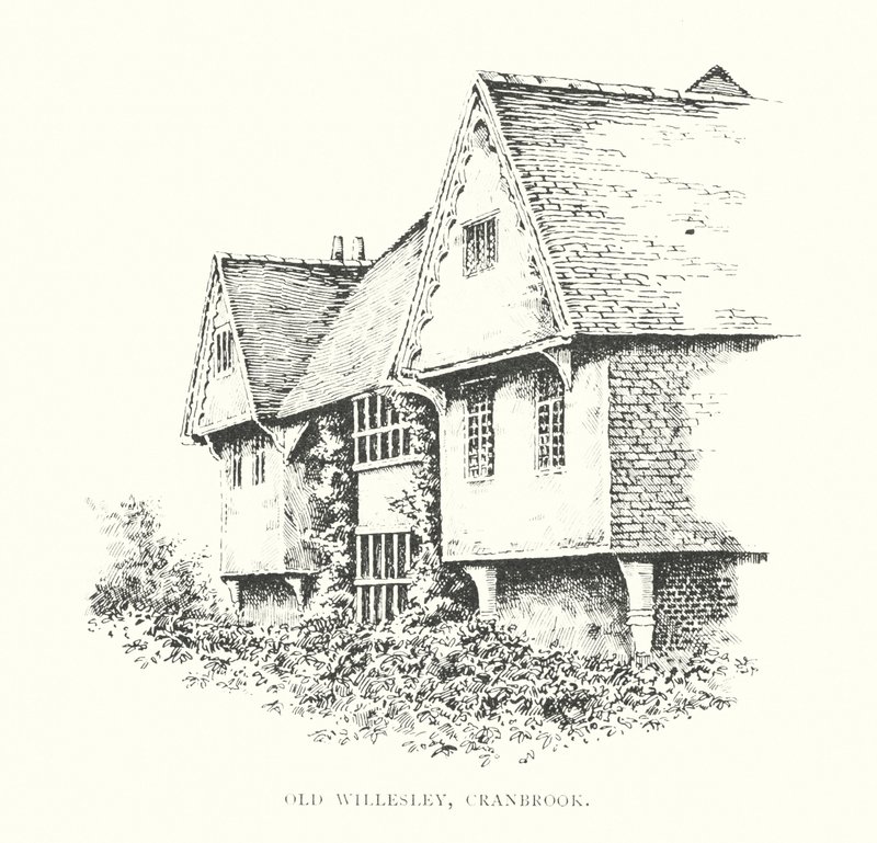 Old Willesley, Cranbrook (litografie) od Duncan Moul