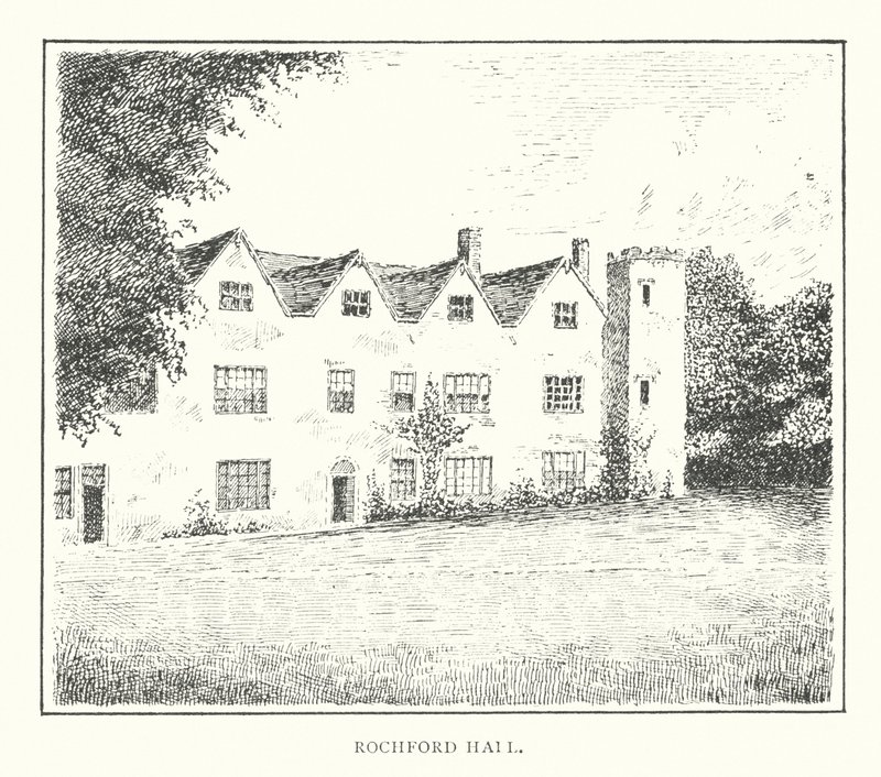 Rochford Hall (litografie) od Duncan Moul