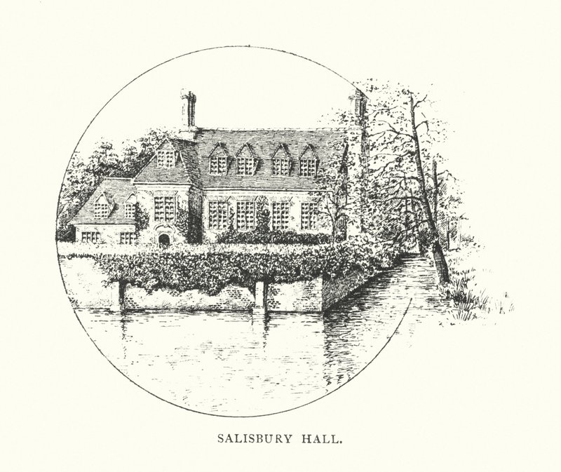 Salisbury Hall (litografie) od Duncan Moul