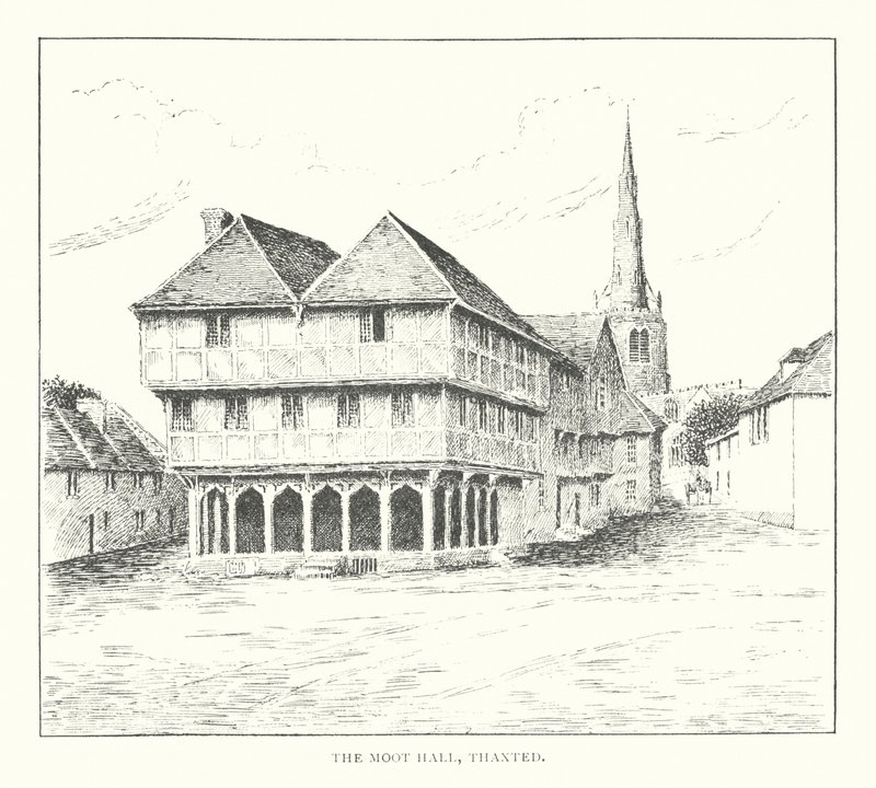 The Moot Hall, Thaxted (litografie) od Duncan Moul