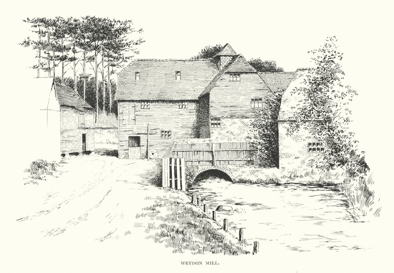 Weydon Mill (litografie) od Duncan Moul