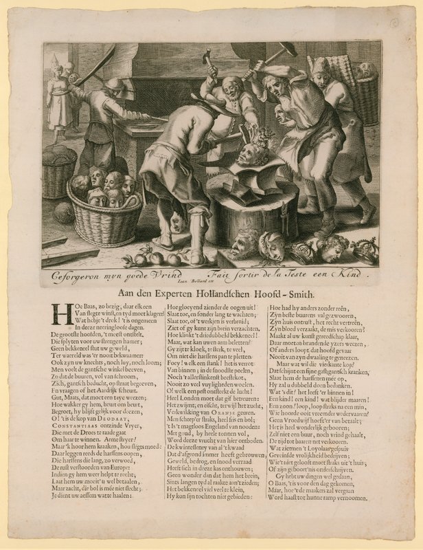 Ceforgeron myn goede vrind. Karikatura týkající se nástupnictví na anglický trůn, 1688-89 od Dutch School
