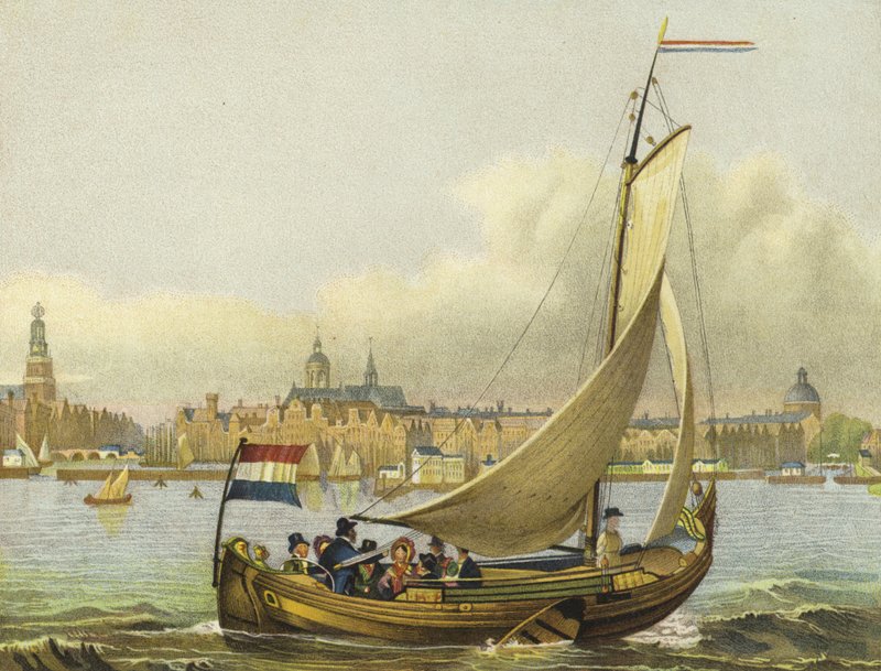 Zábavní plavba na Y, Nizozemsko, 19. století od Dutch School
