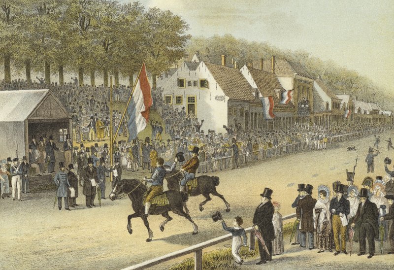 Klusácký závod o Zlatý bič, Leeuwarden, 24. července 1830 od Dutch School