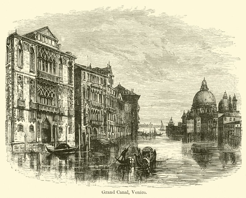 Canal Grande, Benátky od E. Jennings