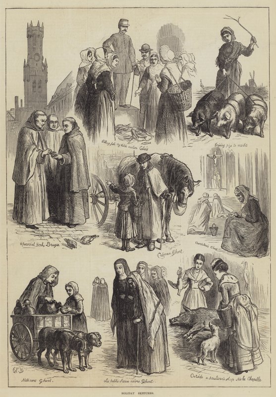 Prázdninové skici od Ebenezer Newman Downard