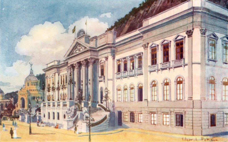 Ministerstvo zemědělství, průmyslu a obchodu, Praia Vermelha (barevné lito) od Edgar L. Pattison