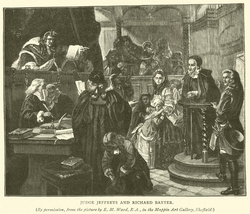Soudce Jeffreys a Richard Baxter od Edgar Melville Ward