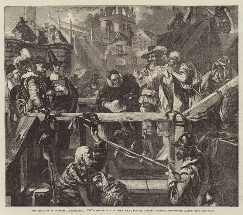 Poprava Montrose, v Edinburghu, 1650 od Edgar Melville Ward