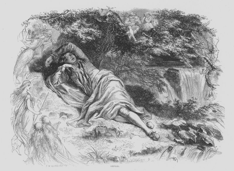 John Milton, Il Penseroso od Edgar Melville after Ward
