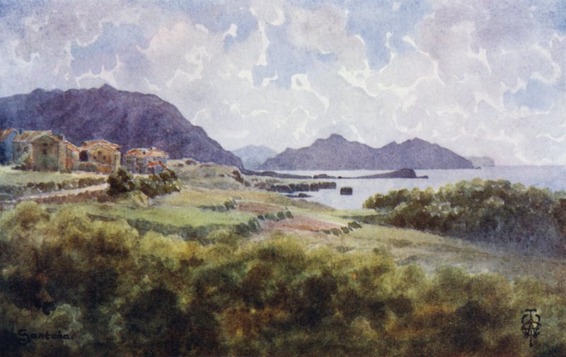 Severní Španělsko: Santana (černé litho) od Edgar T. A. Wigram