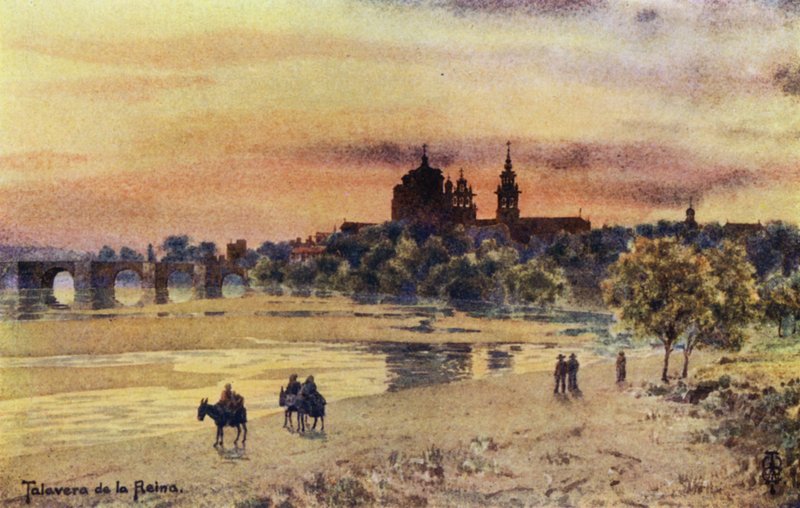 Severní Španělsko: Z břehů Tagus (barevní členové) od Edgar T. A. Wigram