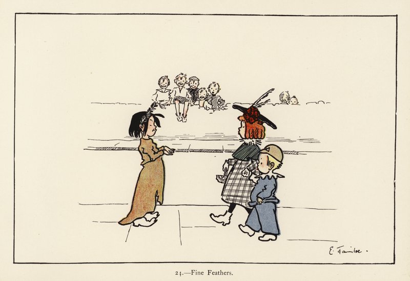 Jemné peří (barva lito) od Edith Farmiloe