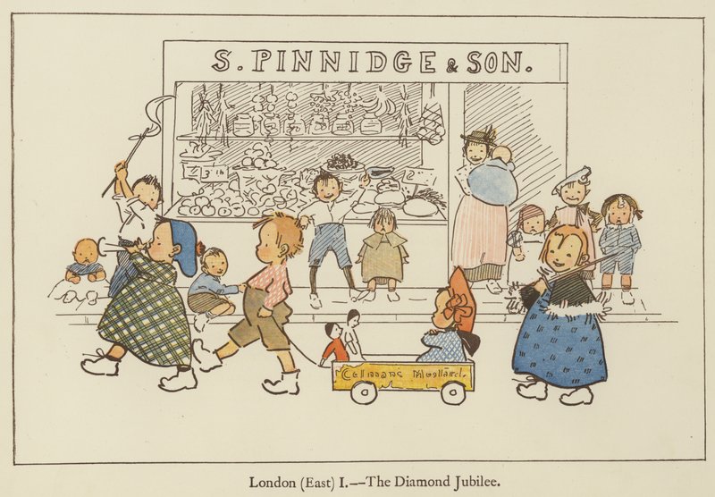 Londýn (východ), diamantové jubileum od Edith Farmiloe