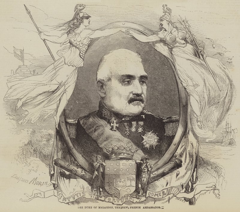Vévoda z Malakoff, nový francouzský velvyslanec od Edmond Morin
