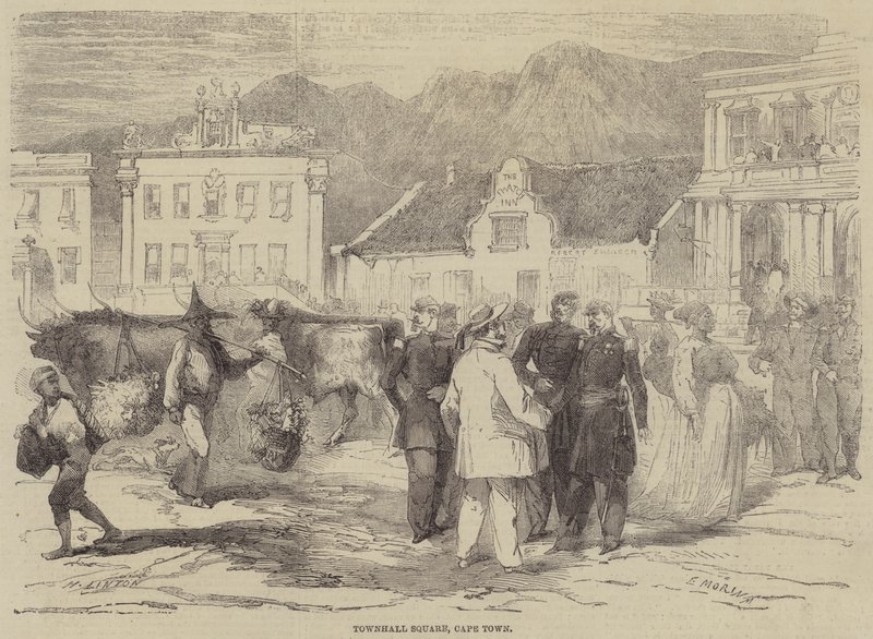 Radniční náměstí, Kapské město od Edmond Morin