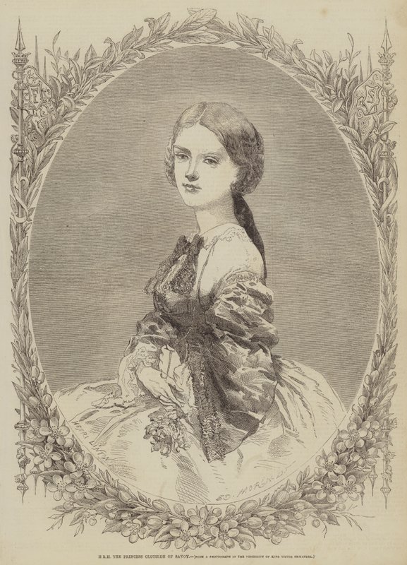 HRH princezna Clotilde Savojská od Edmond Morin