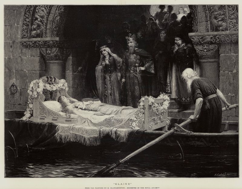 Elaine od Edmund Blair Leighton