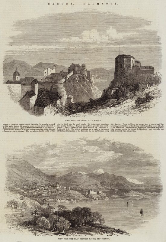 Ragusa, Dalmácie od Edmund Morison Wimperis