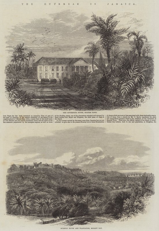 Epidemie na Jamajce od Edmund Morison Wimperis